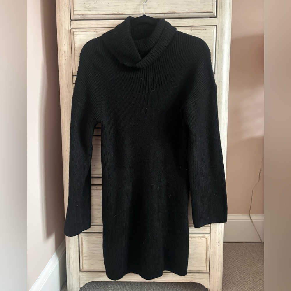 Abercrombie & Fitch Black Cowl Neck Sweater